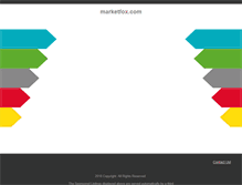 Tablet Screenshot of marketfox.com